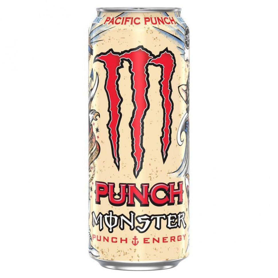 Энергетический напиток Monster Pacific Punch 500 ml купить в Ростове-на-Дону  оптом